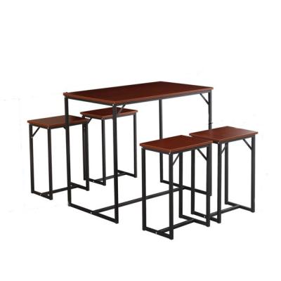 China Factory Wholesale Modern Dining Table Set With 4 Stools Dining Table Set For 4 Dinette Table For Small Spaces for sale