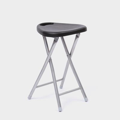 China Cheapest Wholesale Foldable Stools Foldable Lightweight Simple Atmosphere Free Sample Design Portable Plastic Seat Folding Stool for sale