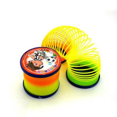 China Grab Amazon Hot Selling Plastic Circle Rainbow Round Rainbow Circle Spring Plastic Ring for sale