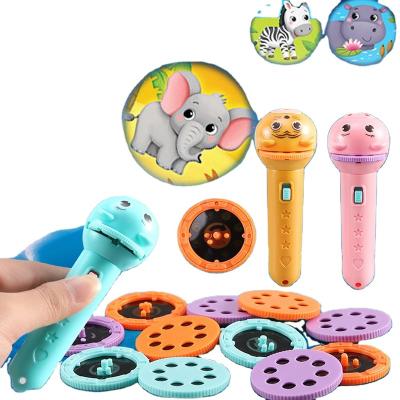 China Toy Classic Educational Storybook Twirls Flashlight Spotlights for Kids Torch Flashlights Presentation Nostalgic Toy for sale