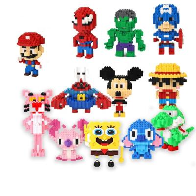 China DIY TOY Classic Kids Micro Particle Building Block Sets Assembled Jigsaw Puzzles Animal Early Education Nostalgic Toy for sale