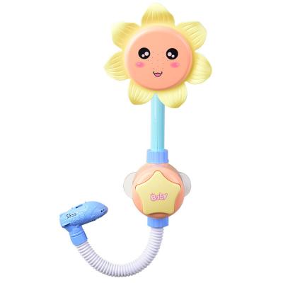 China New Sunflower Water Tool Bath Supplies Electric Shower Head Spray Baby Shower Baby Shower Decor for sale