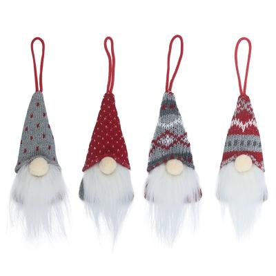 China Christmas Gift Gnome Santa Xmas Tree Hanging Ornament Faceless Doll Decoration for Home Hanging Gifts Drop Ornaments Party Supplies for sale