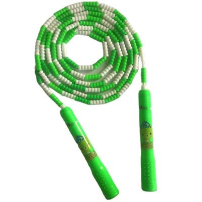 China 2021 Wholesale Plastic Speed ​​Beaded Jump Rope Adjustable Fitness Fitness For Kid for sale