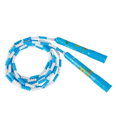 China Plastic Bamboo Joint Jump Rope Beaded Skipping Rope Skipping Rope Beads for sale