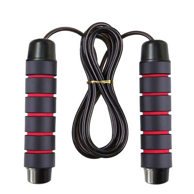 China PVC Coated Steel Wire Supporting Jump Rope Speed ​​Rope Fitness Aerobics Exercise Fitness Jump Rope Handles Skipping for sale