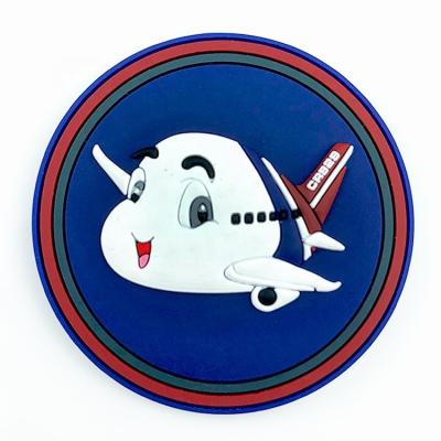 China 3D Personalized Design Magnet Backing PVC Rubber Patch Custom Magnetic Patches for sale