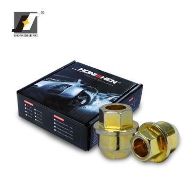 China Carbon Steel / Alloy 19 Hex Zinc Lug Nut Wheel Nut for sale