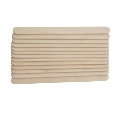 China Sustainable Wood Popsicle Sticks Wooden Natural Craft Sticks Ice Pop Sticks For DIY Making Ice Cream for sale