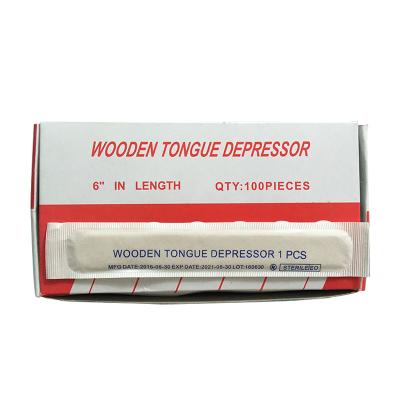 China dental equipments & Factory direct disposable wooden accessories tongue depressor for sale