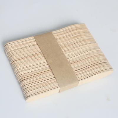 China Viable High Quality Cheap Birch Wood Printed Customized Logo Wooden Ice Cream Spoons for sale