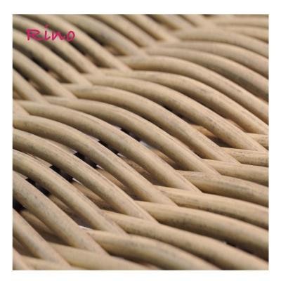 China Eco-freindly Rino Outdoor Furniture Garden Chair Synthetic Pe Artificial Plastic Rattan Roll Material for sale