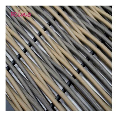 China Eco-freindly Top outdoor furniture manufactures PE synthetic rattan weaving material PE plastic outdoor synthetic rattan for sale