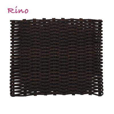 China Eco-freindly PE PE Faker Wicker Outdoor Furniture Garden Synthetic Rattan Weaving Material Artificial Plastic Rattan for sale