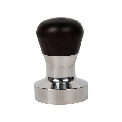 China Sustainable Custom Logo 49 51 53 58 Mm Coffee Press Tamper Purple Sandalwood SS Espress Coffee Tamper for sale