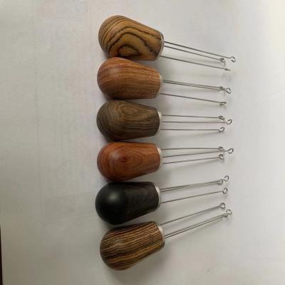 China Sustainable Wood Handle Coffee Needle Dispenser Tools Coffee Dispensing Tools Coffee Dispenser Needle TOOLS for sale