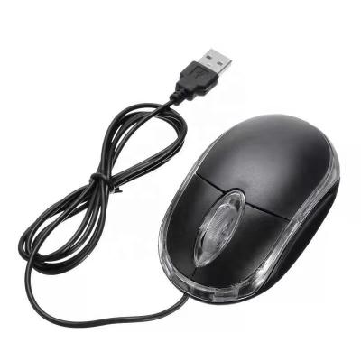 China Cheap Price OEM Finger USB Wired Mini Mouse Pack Photoelectric Mouse 3keys 1000dpi Small Optical For PC Laptop Computer for sale