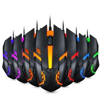 China Cheap Price Gaming Wired Programmable Gaming Mouse Ergonomic Designed With 3D LED Computer Mouse Backit for sale