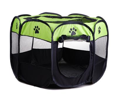 China Travel Breathable Portable Foldable Carry Cover Pet Playpen Indoor Outdoor Mesh For Medium Dog Cat Rabbit Puppy Hamster for sale