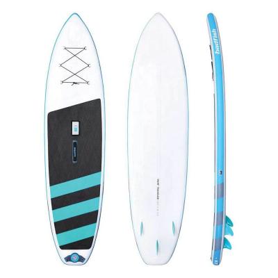 China ADDFUN 4/6 in. thick inflatable stands up paddle board for entertainment water sport 213*71*10cm for sale