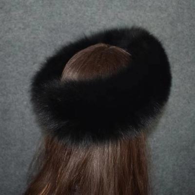 China Wholesale Fur Headband Women Fashion Winter Cloth Style Warm Fox Fur Headband for sale