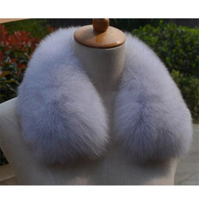 China Garment Garment 100% Real Natural Fox Fur Collar For Garment for sale