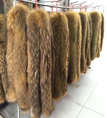 China HZ-1190 0.5kg 100% Real Eco-friendly European Fur Trim Raccoon Fur Tape for sale