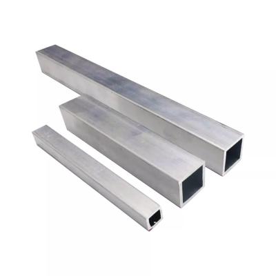 China powder coated aluminum pipe，6063 6061 aluminum alloy square tube hollow tube rectangular aluminum tube square flat for sale