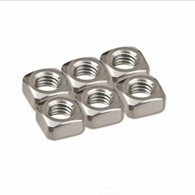 China standard industrial aluminum profile connector accessories square nut M4 M5 M6 M8 square square nut for sale