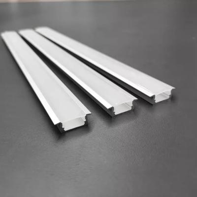 China W22mm*H13mm Recessed Led profile linear extrusion bars with PC Cover endcaps Aluminum Profiles for led strip light for sale