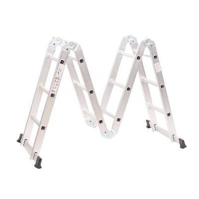 China 2022 Hot Sale Portable Aluminum Folding Ladders Industrial Foldable Multi Position Ladder for sale