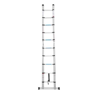 China Folding Ladders Aluminum Double Sides Universal Extending Telescopic Ladder With Hinges for sale