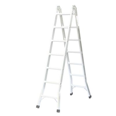 China Folding Ladders Aluminum Step Ladder With Hinge High Quality Home And Industry Ladder for sale