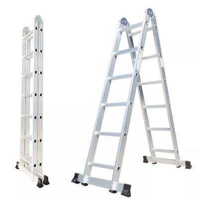 China China Professional Aluminum Folding Safety Folding Ladders Universal Industrial Scaffolding Ladder for sale