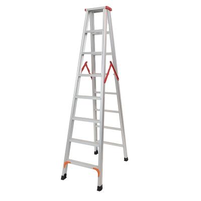 China Folding Ladders Manufacturer Latest Double Side Folding Step Ladder Customized Frame Aluminum Profiles Anodized Ladder for sale