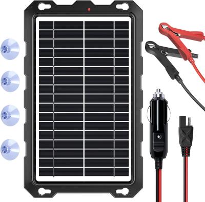 China 10W 12V batería solar cargador de batería alimentada mantenedor marina en venta