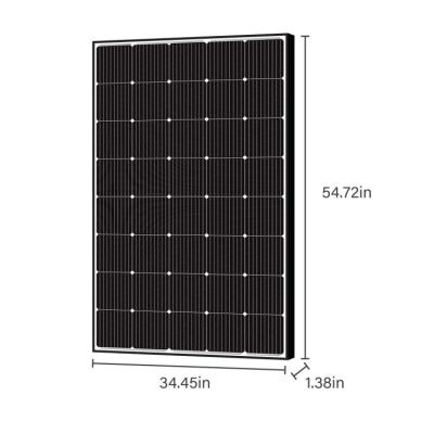 China 250W 15V Monocrystalline Flexible Solar Panel for RV Marine for sale