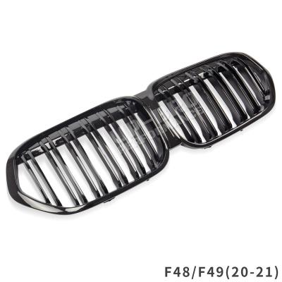 China Plastic For BMW X1 F48/F49 M Sport Center Grille Gloss Black 2020-2022 Retrofit for sale