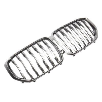 China Plastic For BMW X5 G05 Retrofit Cerium Center Grill M Sport Center Grille 2020-2022 Gray for sale