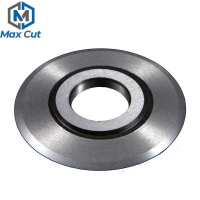 China Rotary Cloth Maxcut HSS Circular Round Leather Textile Cloth Blade for sale