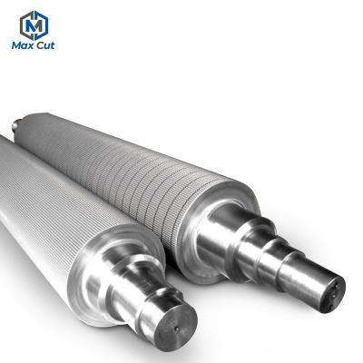 China Factory MaxCut High Precision Flute Roller For Single Facer Machine Corrugated Cardboard Roll for sale