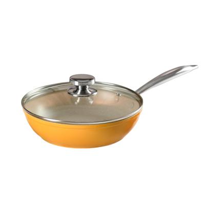 China Viable professional cookware non stick cookware sets with color box for kitchen for sale