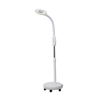 China Portable Professional Cosmetic Floor Stand Beauty Facial Led Magnifying Lamp With Magnifier MSD-116B for sale