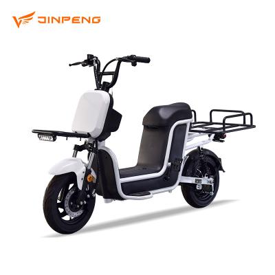 China JINPENG  Cargo Bicycle Electric Two wheel Adult Bike 48V20AH Lithium Battery for Delivery for sale