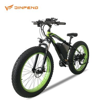 China JINPENG TOP-012 Fat Tire Snow Beach  Electric  Mobility Mountain Bike for Adult Factory Direct Sell Hot Sale Pedal Ebike zu verkaufen