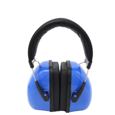 China Cheap Blue Comfortable Soft ABS Material Hearing Protection Cushion Ear Safety Earmuffs Anti Noise for sale