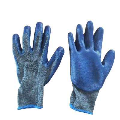 China Cotton latex anti-slip gloves dipping labor insurance gloves cotton wear-resistant non-slip gloves for sale