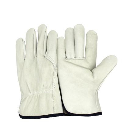 China Customized Wholesale Soft Breathable Sheepskin Welding Gloves Cheap Wear Resistant Engine Welding Gloves for sale