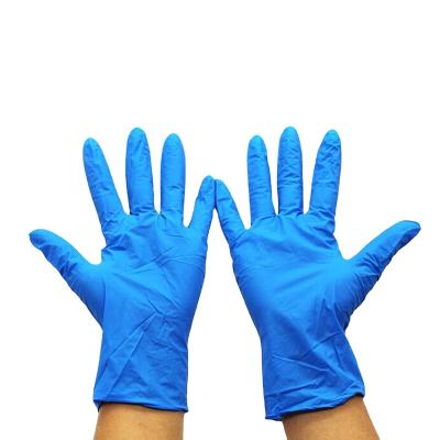 China Food Resistant Nitriles Water And Oil Resistant Disposable Gloves Powder Free Latex Free Nitrile Gloves for sale