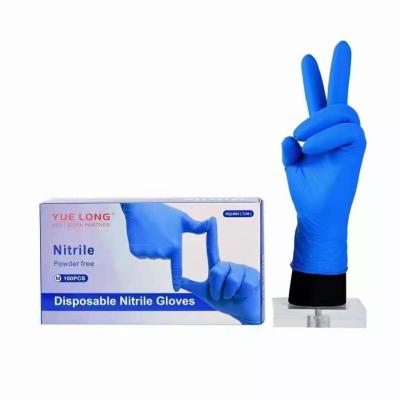 China Comfortable Disposable Food Grade Latex Gloves Household Nitrile Cleaning Gloves for sale